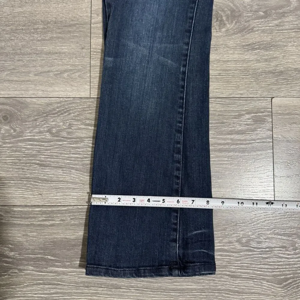 Refuge Women Blue Wide Flared‎ Leg Short Rise Y2K Size 7S